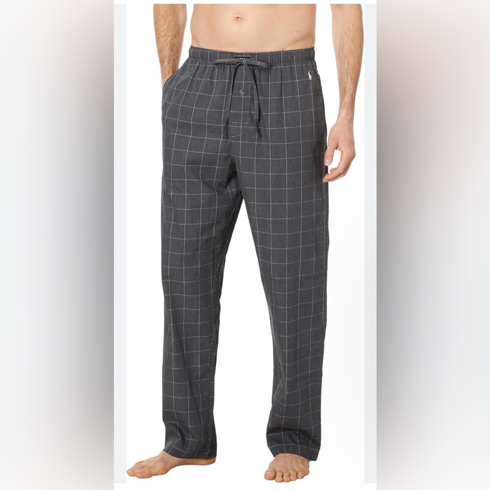 Polo by Ralph Lauren Charcoal Midnight Flannel Pajama Pants